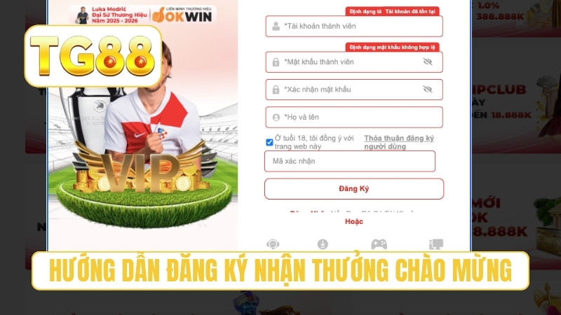TG88 ⭐ Trang Chủ Chính Thức T8/2026 | Link TG88 Thưởng +188K 23 Hướng dẫn đăng ký nhận thưởng chào mừng